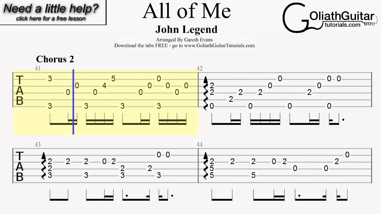 all of me ukulele pdf